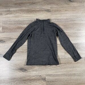 Kuhl	Kid's Sweater Quarter Zip Outdoor Gorpcore Hiking L Gray